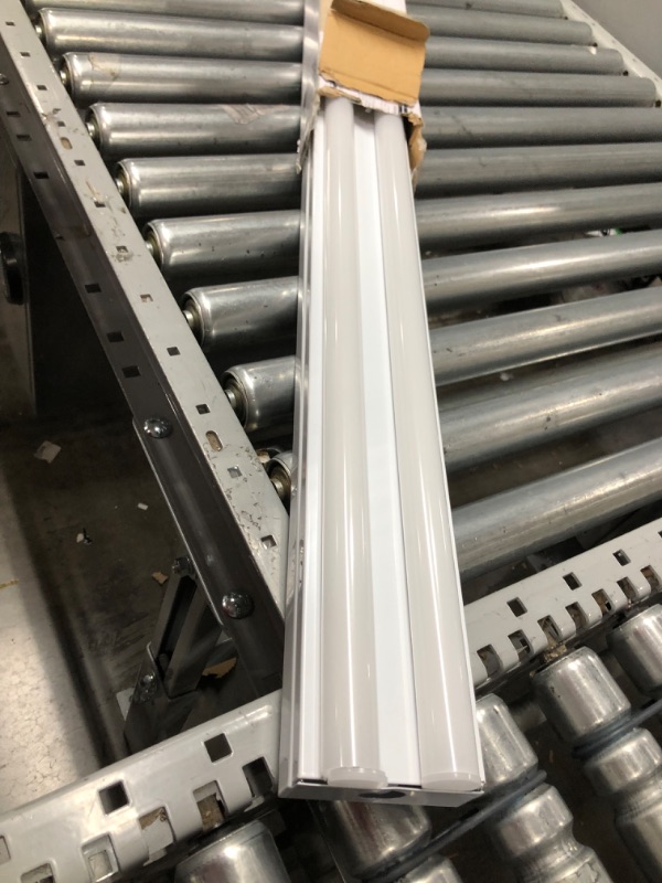 Photo 1 of Sunlite 85553 4-Foot LED Linear Strip Light Fixture, 40 Watts, 4600 Lumens, Tunable 3 CCT 3000K-5000K, Dimmable, 50,000 Hour Life Span, 83 CRI, Surface Mount, Steel Body, ETL & DLC Listed 4-Foot Strip Light, 40 Watt