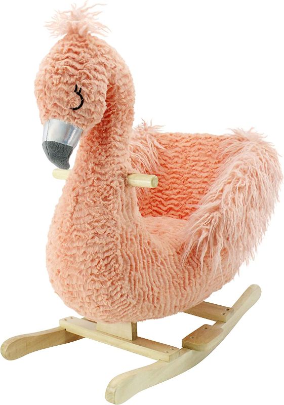 Photo 1 of *DAMAGE* Soft Landing | Joyrides | Sit-in Character Rocker - Flamingo & Joyrides | Sit-in Character Rocker - Swan Flamingo + Swan