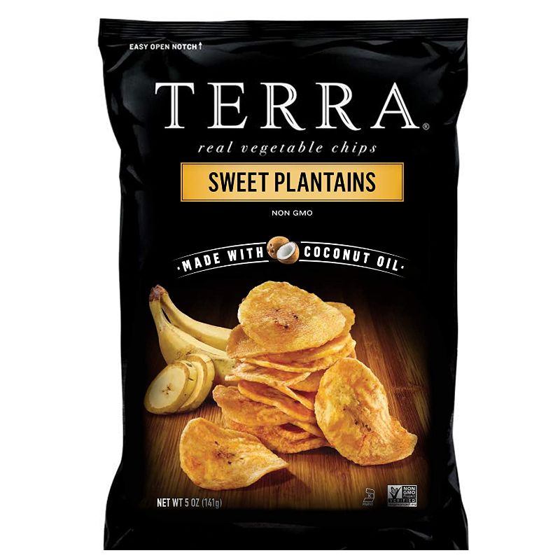 Photo 1 of *EXPIRES MARCH 16,23* 12PK Terra Sweet Plantains Real Vegetable Chips 5 Oz.
