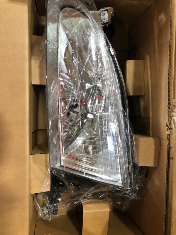 Photo 2 of DWVO Headlight Assembly Compatible with 1998 1999 2000 Corolla Headlamps Replacement Chrome Housing with Signal Lights