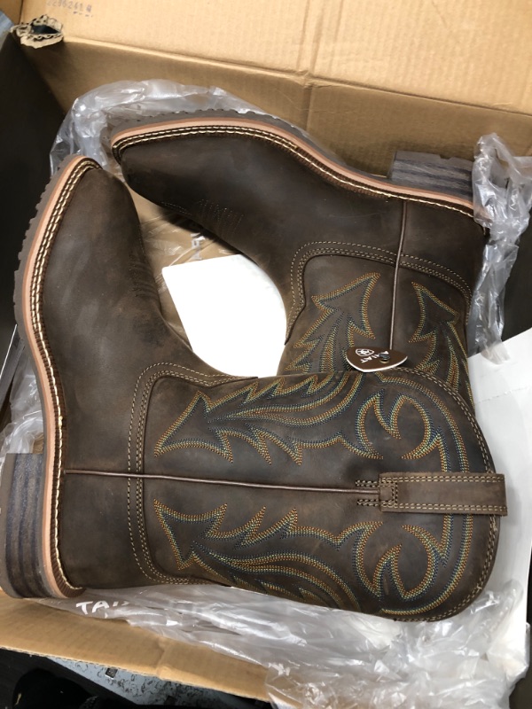 Photo 2 of Ariat Hybrid Rancher Waterproof Western Boot – Men's Leather, Western Boots 11 Oily Distressed Brown