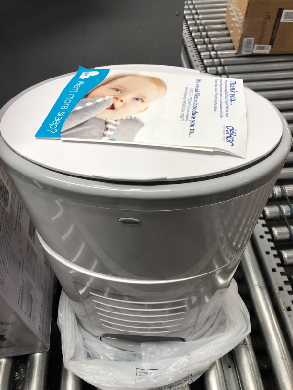 Photo 3 of Dekor Plus Hands Free Diaper Pail - White