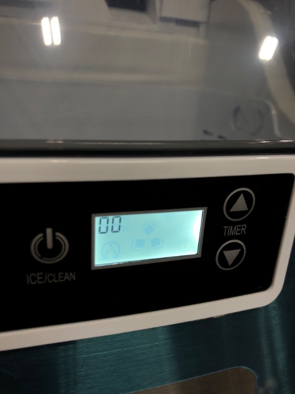 Photo 2 of ***TESTED/ TURNS ON*** Frigidaire Countertop Crunchy Chewable Nugget Ice Maker V2, 44lbs per Day, Stainless Steel