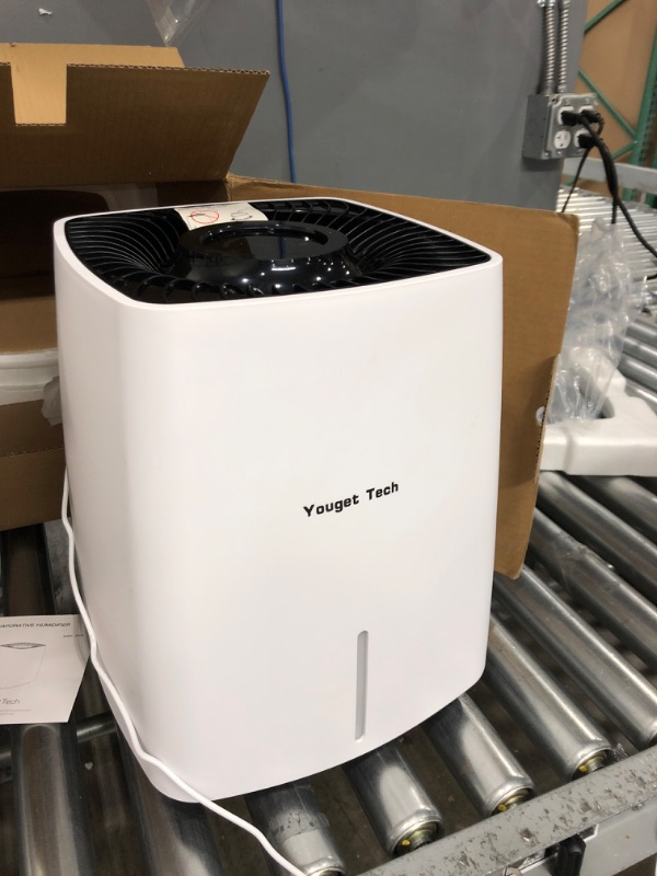 Photo 3 of ***TESTED/ TURNS ON*** YougetTech Humidifiers for Bedroom,No Mist Evaporative Humidifiers,10-Speed Humidifiers for Large Room,1.6Gal High Capacity,Mist Maximum 0.31Gal/H Output, Covering up to 1000 sq.ft(White) EH18