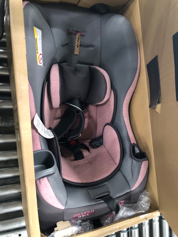 Photo 2 of Baby Trend Trooper 3-in-1 Convertible Car Seat, Cassis Pink