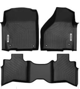 Photo 1 of 1 Set; OEDRO Floor Mats EO1001W012 Off-Road 4X4 DIY Black(CAR UNKNOWN)
