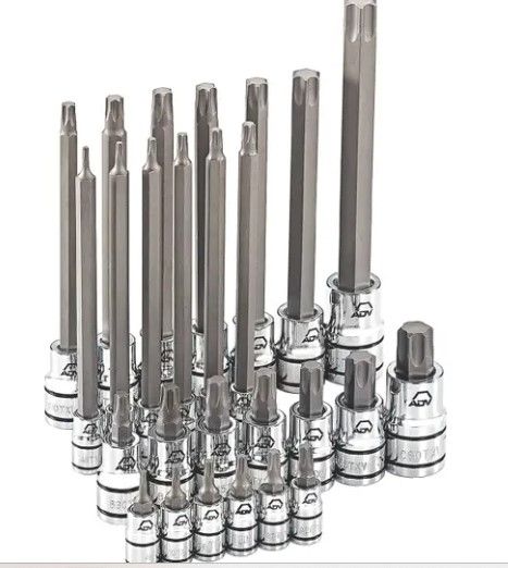 Photo 1 of 26 PIECE 1/4", 3/8" & 1/2" DRIVE STANDARD AND LONG ADV TORX® BIT SOCKET SET
