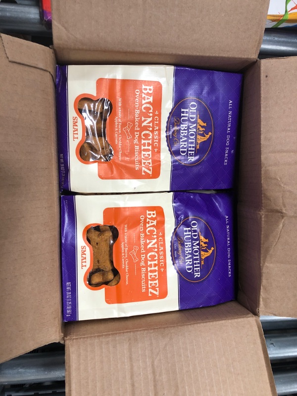 Photo 2 of **BBD: 4/12/2023**Old Mother Hubbard Crunchy Classic Natural Dog Treats, Bac'N'Cheez, Small Biscuits, 20-Ounce Bag/2PK
