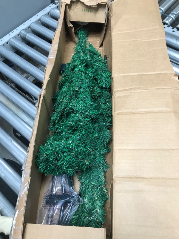 Photo 1 of **USED** MISSING POT** 
Nearly Natural 5392 Double Ball Cypress Topiary UV Resistant Tree, 4-Feet, Green