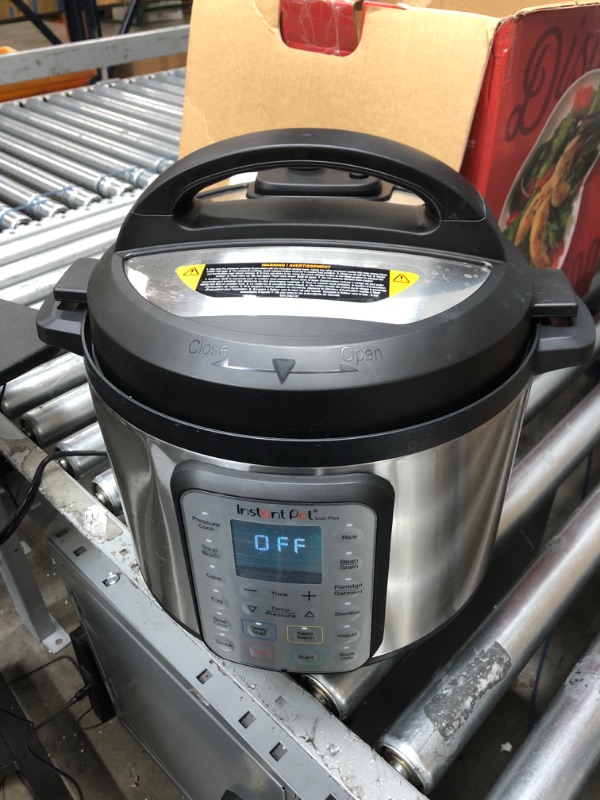 Photo 1 of Used *** Instant Pot Duo Plus 9-in-1 Electric Pressure Cooker, Sterilizer, Slow Cooker, Rice Cooker, Steamer, 8 Quart, 15 One-Touch Programs & Ceramic Non Stick Interior Coated Inner Cooking Pot 8 Quart