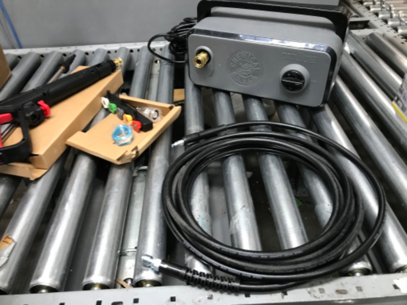 Photo 1 of Chemical Guys EQP_312PW 3-Piece Mega Foaming Car Wash Kit Including Honeydew Snow Foam (1 Gallon), TORQ Max Foam 8 Foam Cannon and EQP408 ProFlow Performance Electric Pressure Washer Pressure Washer + EQP_312 Kit
UNKNOWN IF MISSING PIECES