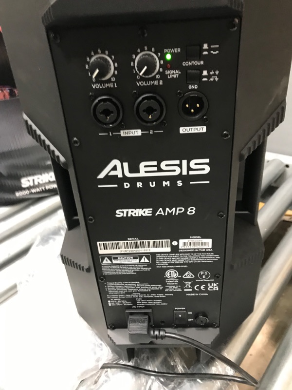 Photo 5 of Alesis Strike Amp 8 - 2000-Watt Drum Amplifier Speaker for Electronic Drum Sets with 8-Inch Woofer & DRP100 - Audio-Isolation Electronic Drums Headphones for Monitoring 8 inch Woofer + Headphones
GREAT CONDITION