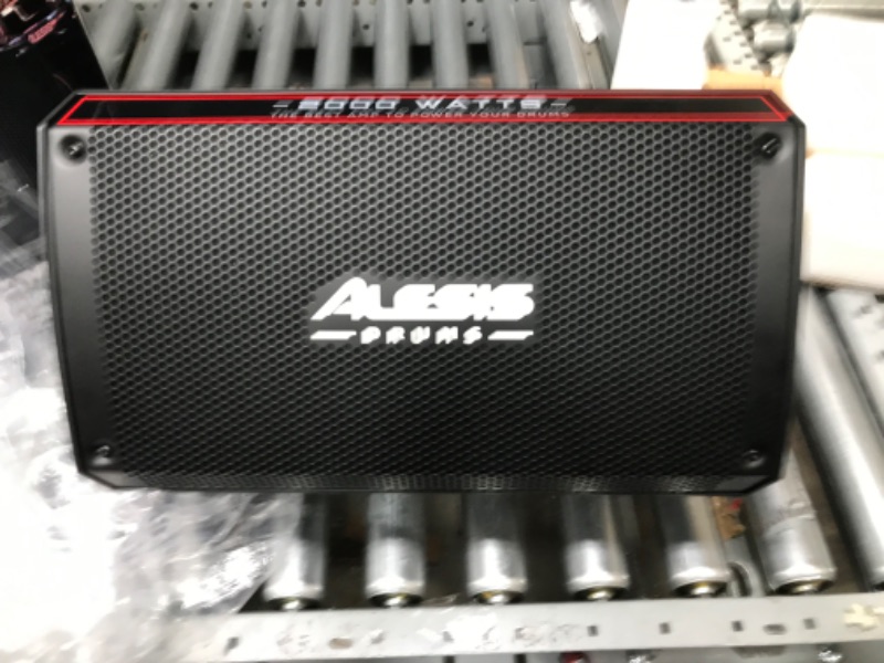 Photo 3 of Alesis Strike Amp 8 - 2000-Watt Drum Amplifier Speaker for Electronic Drum Sets with 8-Inch Woofer & DRP100 - Audio-Isolation Electronic Drums Headphones for Monitoring 8 inch Woofer + Headphones
GREAT CONDITION