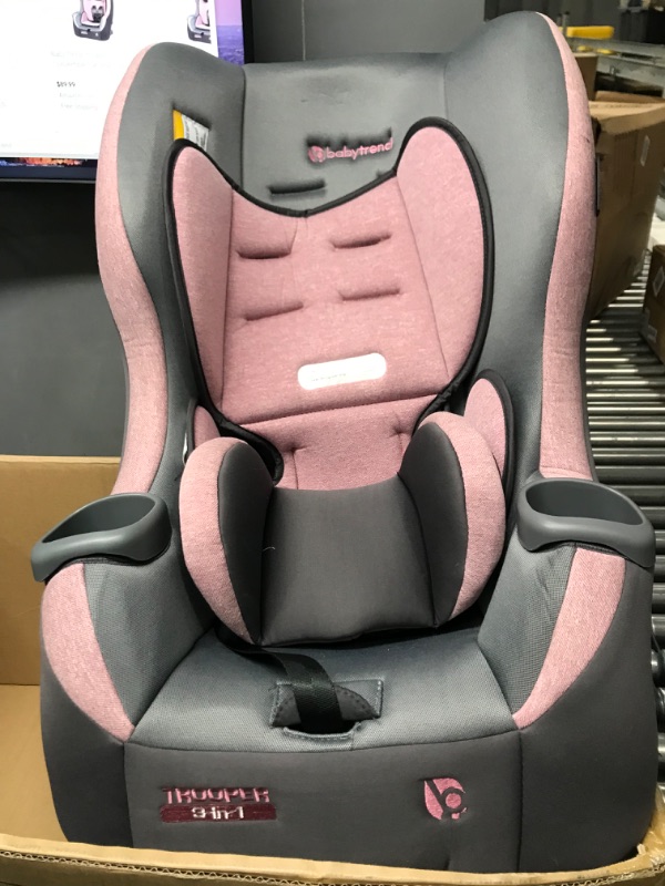 Photo 2 of Baby Trend Trooper 3-in-1 Convertible Car Seat, Cassis Pink