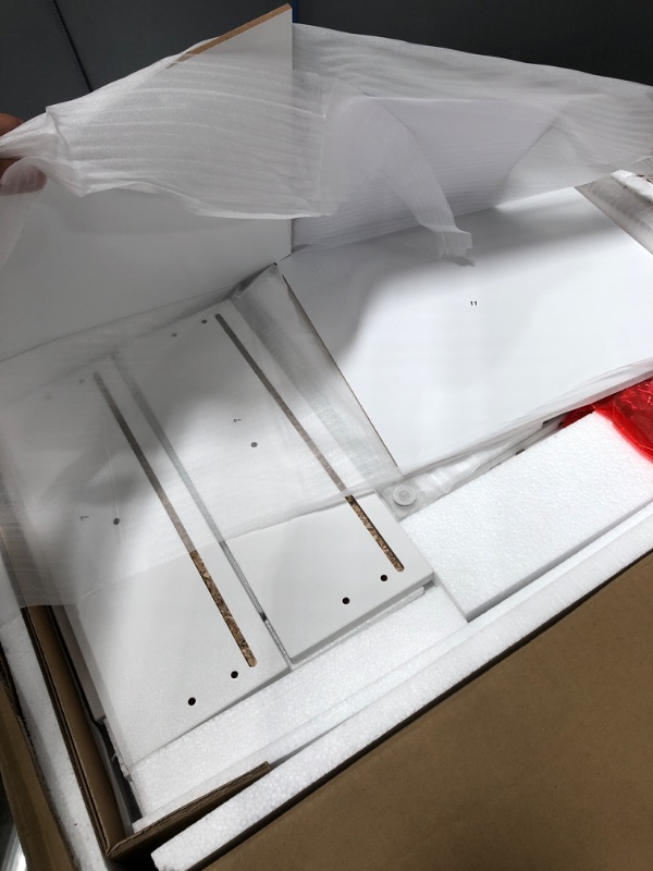 Photo 1 of Rolanstar Nightstand with Charging Station, End Table with Drawers and 2 USB Ports&Power Outlets, Accent Side Table with Storage Shelf for Bedroom, White