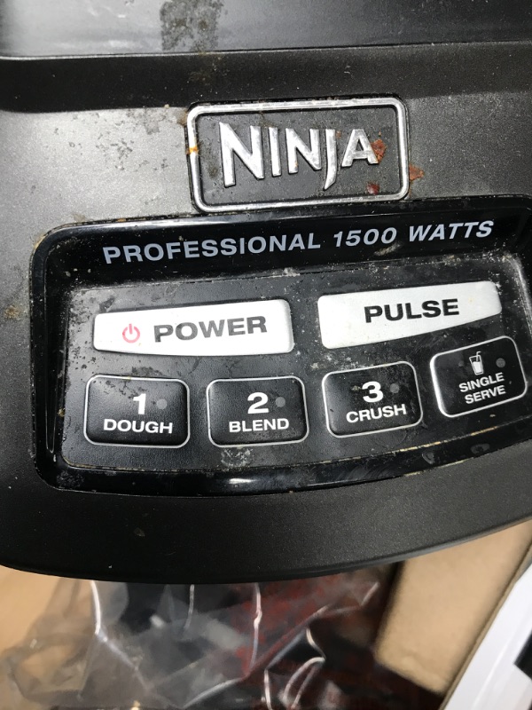 Photo 2 of **SEE NOTES**
Ninja BL770 Mega Kitchen System, 1500W, 4 Functions with 72-oz.* Blender Pitcher, 64-oz. Processor Bowl, (2) 16-oz. To-Go Cups & (2) Lids, Black Black with 2 Nutri Ninja Cups + Lids.