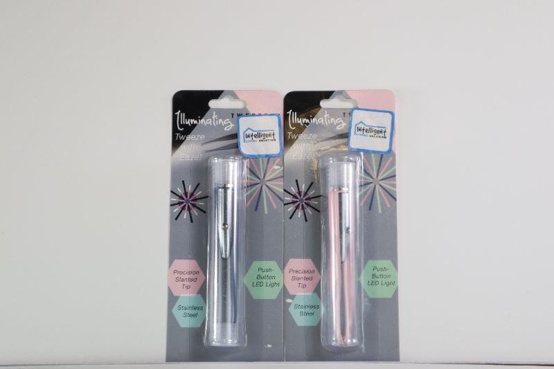 Photo 2 of 2 PACK ILLUMINATING LIGHT UP TWEEZERS COLORS MAY VARY NEW $16