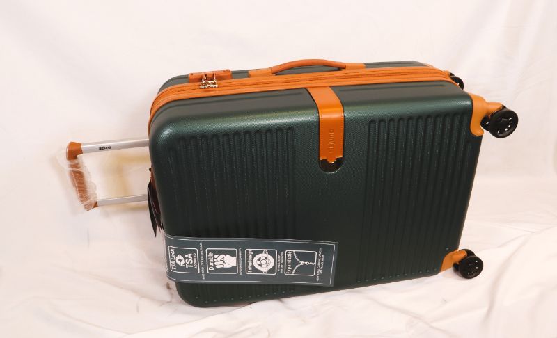 Photo 2 of 25 INCH UPRIGHT DEJUNO SUITCASE DURABLE 360 MOBILITY AND SECURE ZIPPER LOCK WITH CODE AND 
 EXTENDABLE NEW 