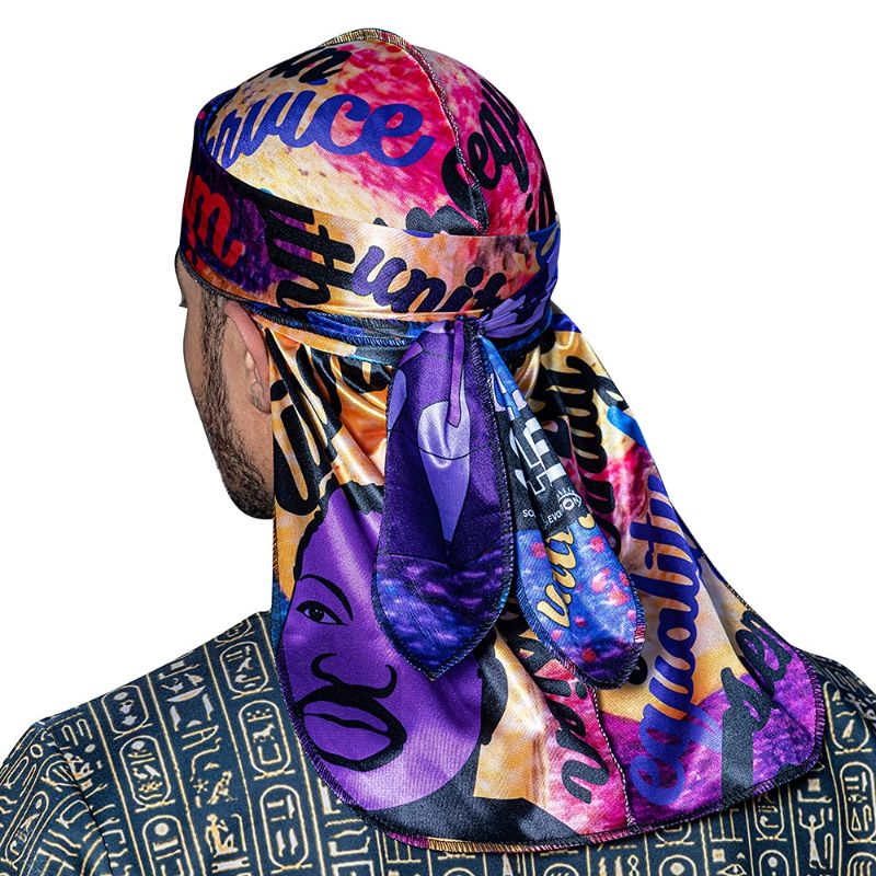 Photo 1 of 2 PACK DURAGS 1 MLK AND 1MANY FACES NEW $35.98