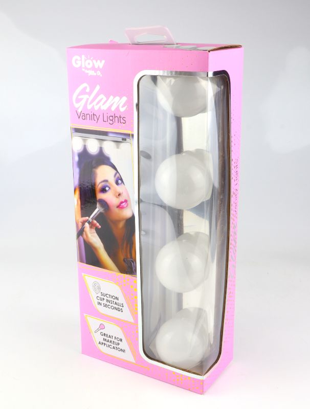 Photo 4 of GLAM LED SUCTION VANITY LIGHTS 120 LUMENS 4AA BATTERIES REQUIRED NEW $19.99