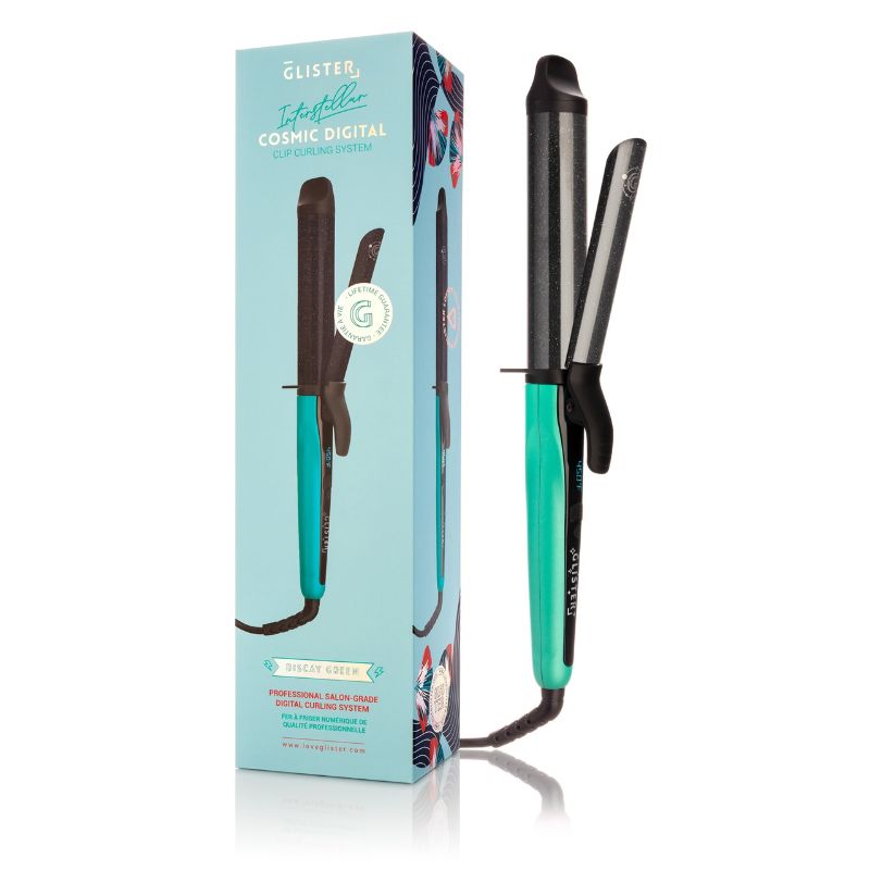 Photo 1 of DIGITAL CLIP CURLING IRON TORMAINE TECHNOLOGY HEATS TO 450 DEGREES IN 60 SECONDS AUTO SHUT OFF 360 SWIVEL NEW $120
