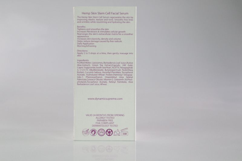 Photo 1 of HEMP SKIN STEM CELL FACIAL SERUM IMPROVES CELL ADHESION, THUS REDUCING LOSS OF SKIN FIRMNESS WHILE IMPROVING TEXTURE AND TONE NEW IN BOX $1140