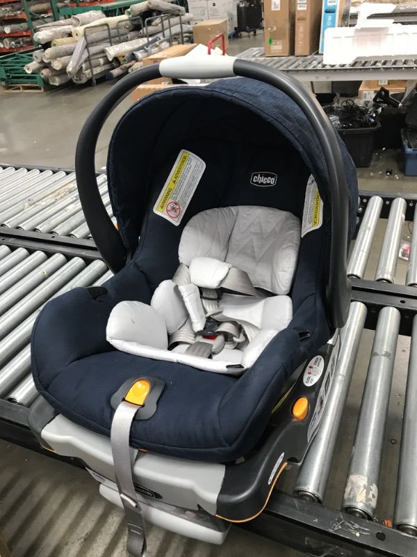 Photo 3 of Chicco Bravo Trio Travel System and Extra Base Bundle, Brooklyn, Navy Brooklyn Bravo with Extra Base (2 total)