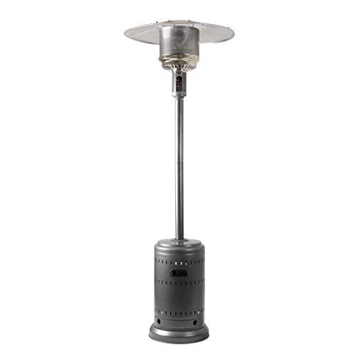 Photo 1 of **PARTS ONLY**
AMAZON BASICS 46,000 BTU OUTDOOR PROPANE PATIO HEATER WITH WHEELS, COMMERCIAL & RESIDENTIAL - SLATE GRAY
