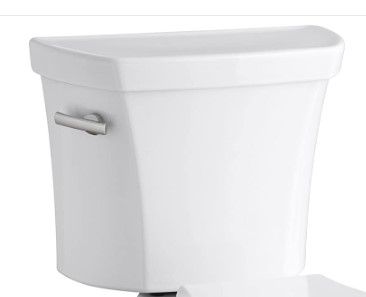 Photo 1 of ***TANK ONLY***Kohler K-3999-0 Highline Comfort Height Two-piece Elongated 1.28 Gpf Toilet with Class Five Flushing Technology And Left-hand Trip Lever, Seat Not Included, White
