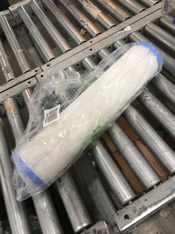 Photo 1 of Pentair Pentek R30-20BB Big Blue Sediment Water Filter, 20-Inch, Whole House Pleated Polyester Filter Cartridge, 20" x 4.5", 30 Micron 20" x 4.5" 1 Count (Pack of 1)