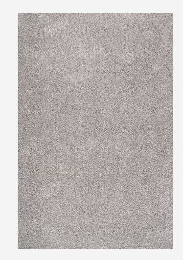 Photo 1 of nuLOOM Washable Tibet 5 x 8 Light Grey Indoor Solid Machine Washable Area Rug
