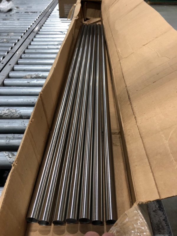 Photo 1 of 7 stainless steel rods 5 feet long 0.5 inch thick 