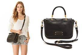 Photo 1 of MARC By MARC JACOBS TOO HOT TO HANDLE SMALL BAG Black Leather Crossbody Satchel
