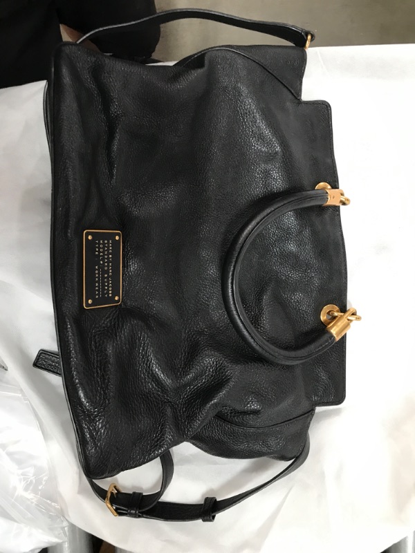 Photo 2 of MARC By MARC JACOBS TOO HOT TO HANDLE SMALL BAG Black Leather Crossbody Satchel
