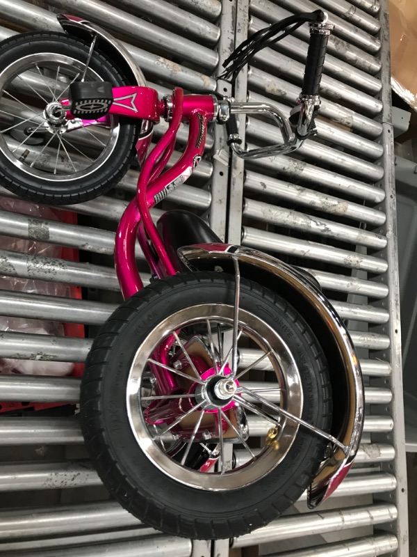 Photo 4 of **MISSING HARDWARE** Schwinn Roadster Tricycle for Toddlers and Kids Classic Tricycle Bright Pink