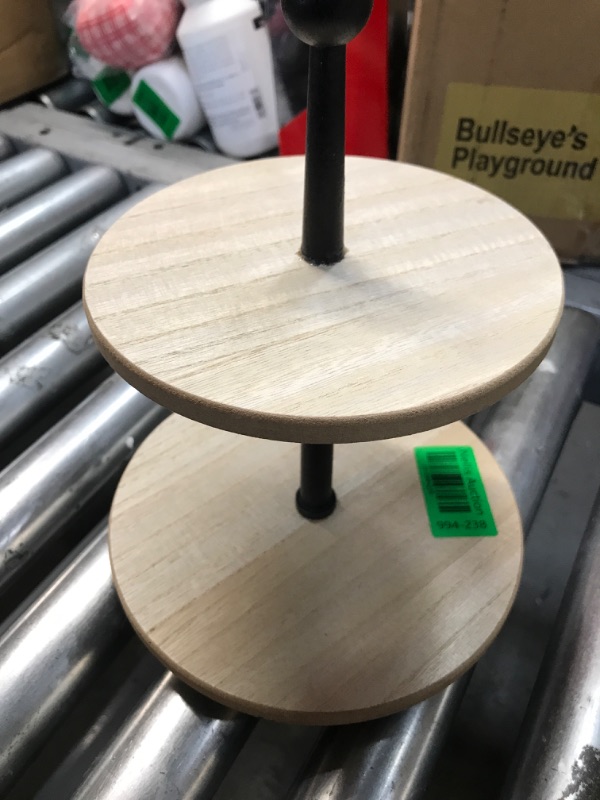 Photo 1 of 2 tier rotating tray 