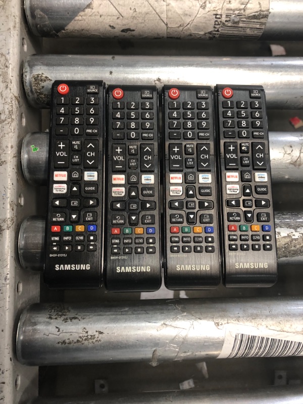 Photo 2 of Bundle of 4--Samsung Remote Control with Netflix Hotkey - Black (BN59-01315J) 
