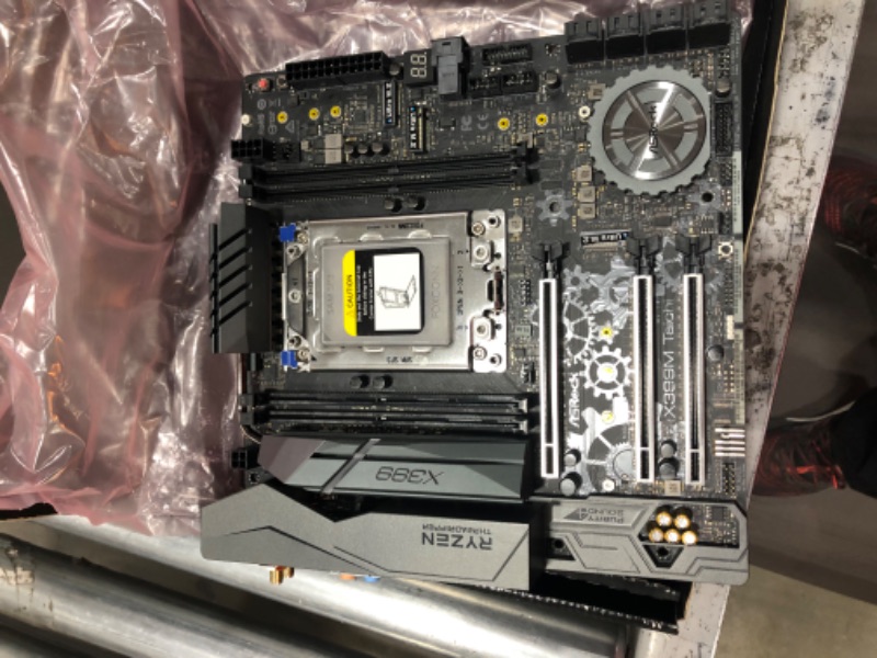 Photo 7 of ASRock Socket TR4/ AMD X399/ DDR4 Wi-Fi/A&2GbE/ MicroATX Motherboard (X399M Taichi)
