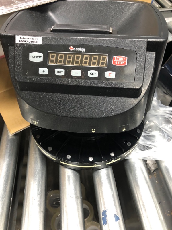 Photo 3 of Cassida C200CAD Canadian Coin Counter/Sorter/Roller