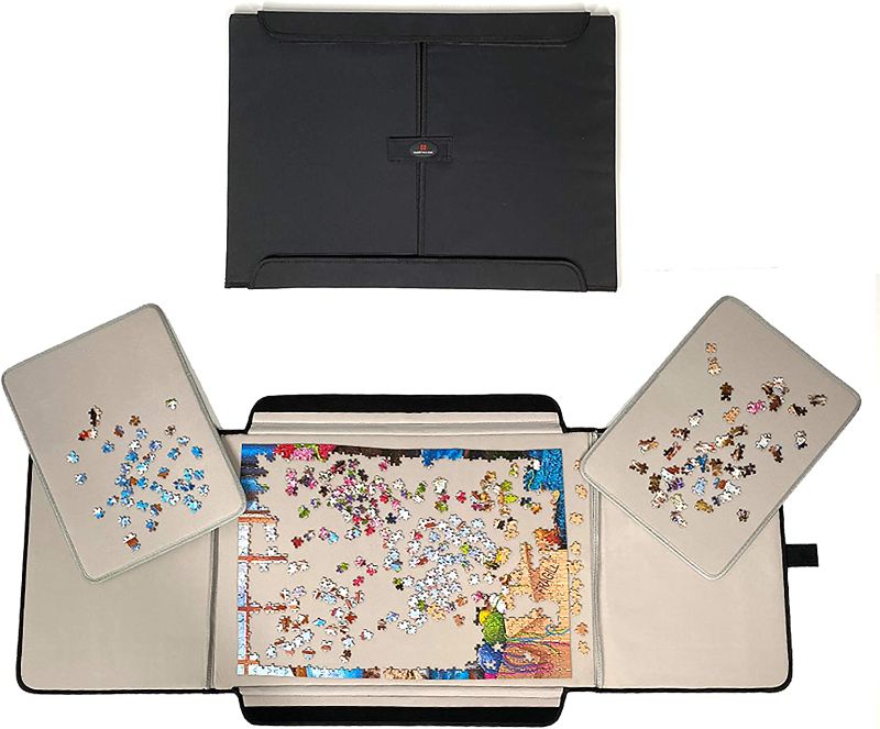 Photo 1 of 
Portable Jigsaw Puzzle Board Mat by Mary Maxim - Puzzle Tables for Adults - Puzzle Organizer and Storage - Puzzle Table Felt Non-Slip Mat Holds up to 1000...