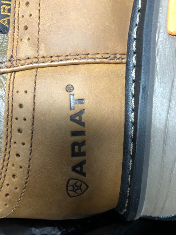 Photo 4 of Ariat Workhog Pull-on Work Boot – Men’s Leather, Round Toe, Western Work Boot 11.5 W