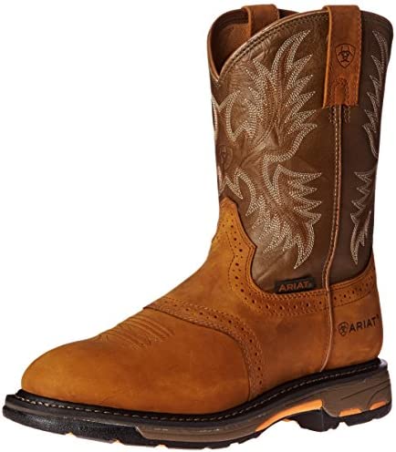 Photo 1 of Ariat Workhog Pull-on Work Boot – Men’s Leather, Round Toe, Western Work Boot 11.5 W