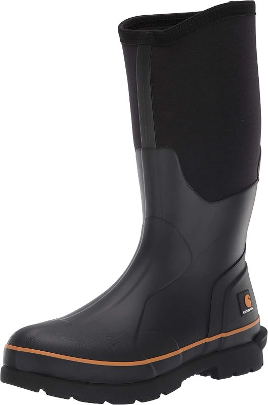 Photo 1 of Carhartt Men's 15" Waterproof Rubber Pull-on Soft Toe Cmv1151 Knee High Boot