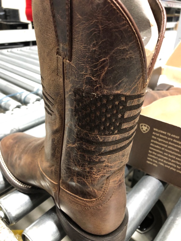 Photo 4 of ARIAT Men's Circuit Patriot Western Boot 8.5 Weathered Tan