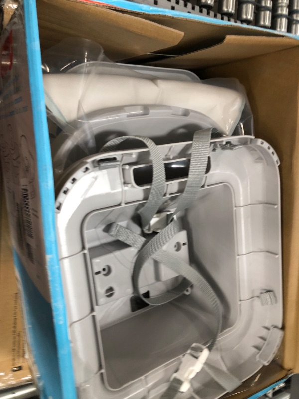 Photo 1 of Fisher-Price SpaceSaver Simple Clean High Chair – Pacific Pebble, Portable Infant-to-Toddler Dining Chair and Booster seat with Easy Clean up Features