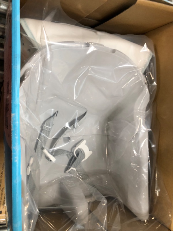 Photo 1 of Fisher-Price SpaceSaver Simple Clean High Chair – Pacific Pebble, Portable Infant-to-Toddler Dining Chair and Booster seat with Easy Clean up Features