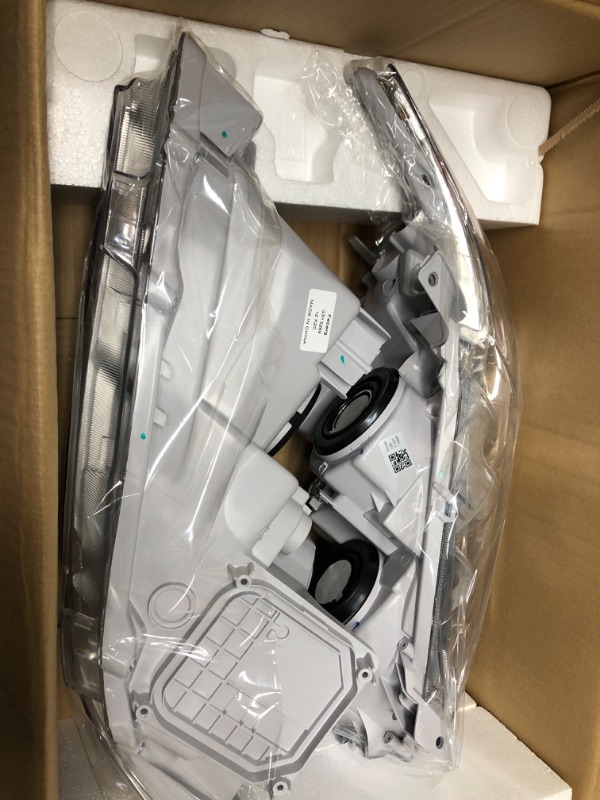 Photo 3 of AS 2007-2009 Camry Headlight Assembly Headlights for 2007-2009 Toyota Camry Headlamp Replacement Left and Right - Chrome Housing