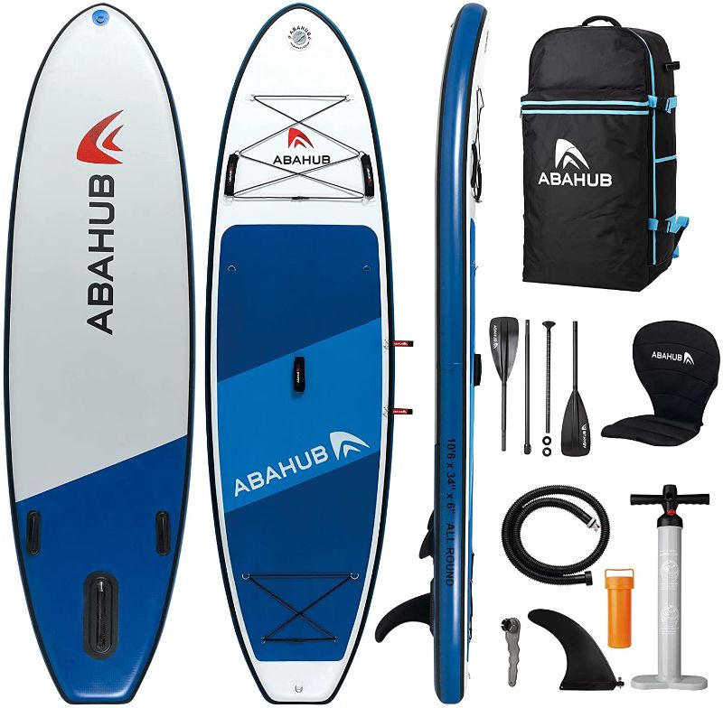 Photo 1 of Abahub Inflatable SUP, Wide 10'6" x 34"/31'' x 6" iSUP, Standup Paddleboard 