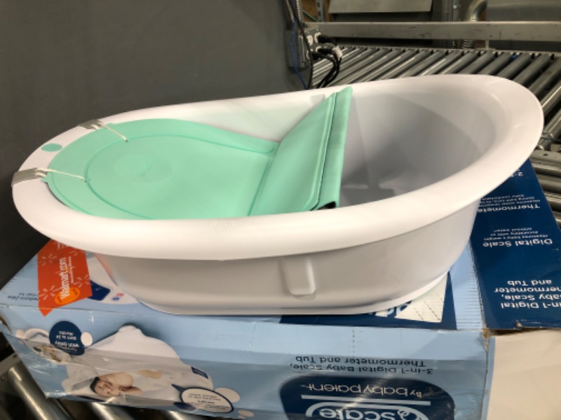 Photo 2 of 4-in-1 Grow-with-Me Bath Tub by Frida Baby Transforms Infant Bathtub to Toddler Bath Seat with Backrest for Assisted Sitting in Tub