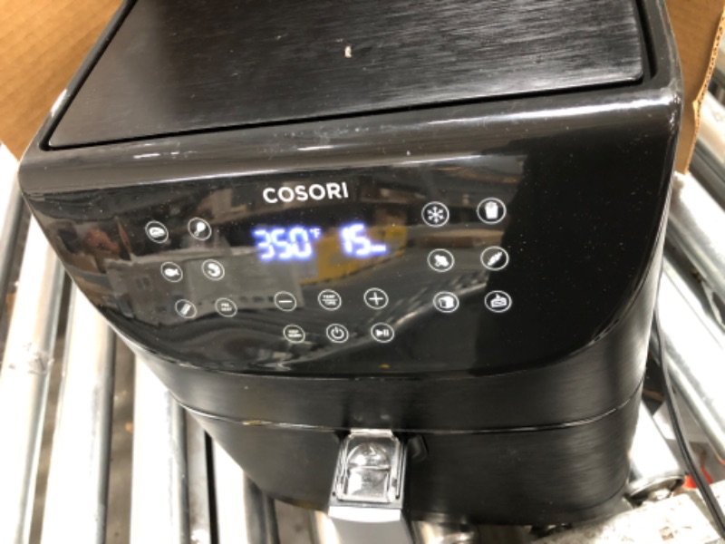 Photo 4 of COSORI Pro Gen 2 Air Fryer 5.8QT, Upgraded Version with Stable Performance & Sleek New Look, 13 One Touch Functions, 100 Paper & 1100 Online Recipes, Dishwasher-Safe Detachable Square Basket, Black